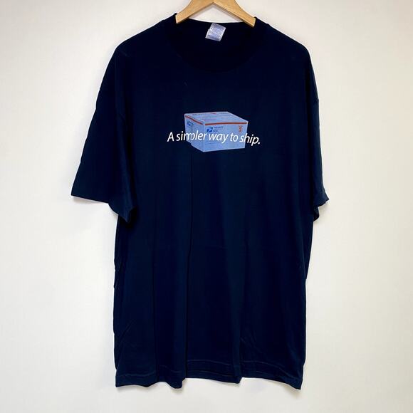 Vintage USPS Shirt Y2K Package US Postal Service Office Vtg - Picture 1 of 2